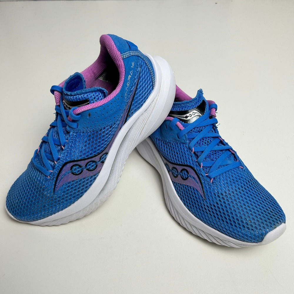 Saucony Kinvara 14 Womens Running Shoes Blue Pink S10823-31 Size 7.5